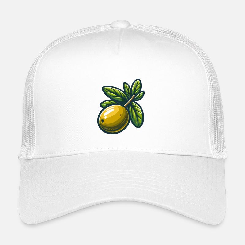 Abbildung: Grüne Oliven Kinder Trucker-Cap
