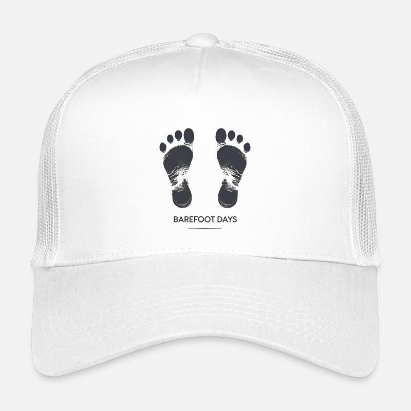 Barefoot days - Kids’ Trucker Cap - white