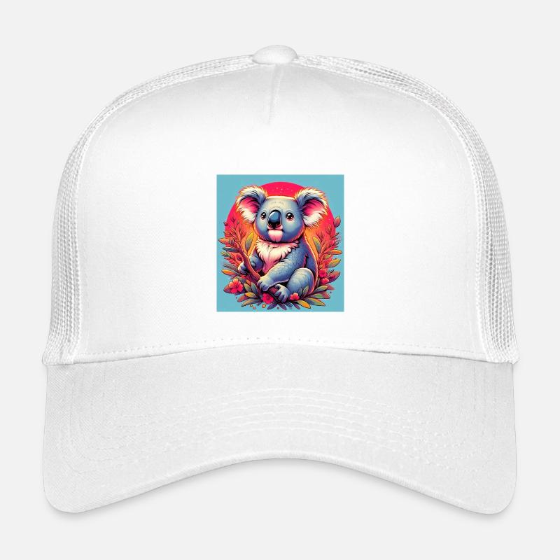 Koala - Kinder Trucker-Cap - Weiß