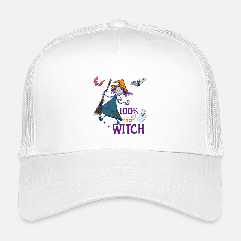 Halloween Hexe Kinder Trucker-Cap