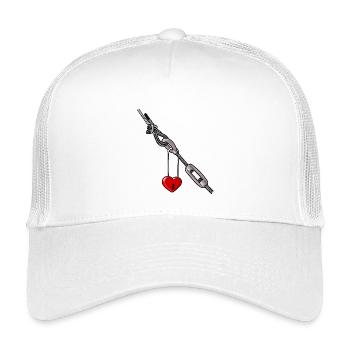 1404_hartje - Casquette trucker enfant - blanc - Devant