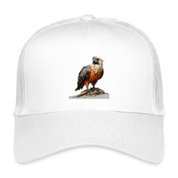 Farbenreicher Adler sitzend - Kinder Trucker-Cap - Weiß - Vorne