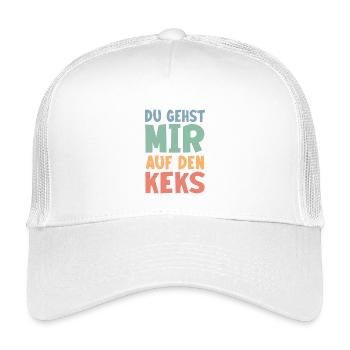 Ich glaub, ich spinne – Lustiges Sprüche T-Shirt - Kids’ Trucker Cap - white - Front
