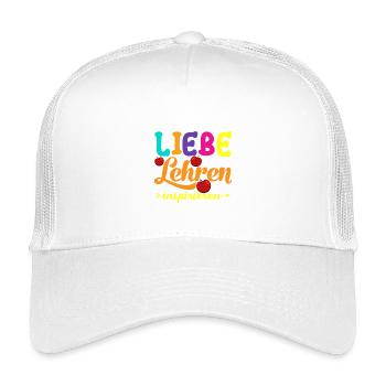 Love Teaching Inspire – Teacher Gift Design - Kids’ Trucker Cap - white - Front