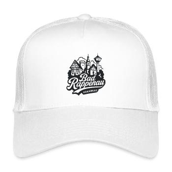 Bad Rappenau Skyline Handlettering Design - Kinder Trucker-Cap - Weiß - Vorne