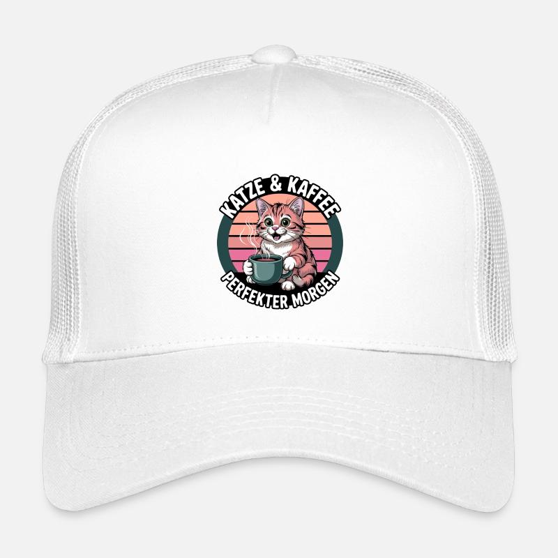 KatzCoffee Salutation matinale Casquette trucker enfant