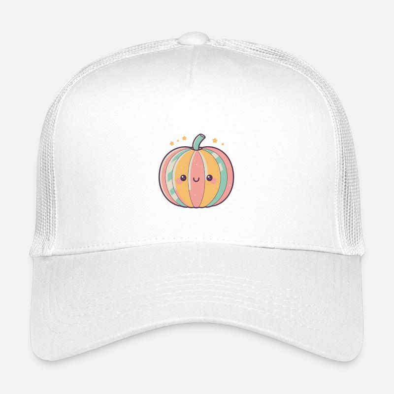 Pastel kawaii pumpkin comfort Kids’ Trucker Cap