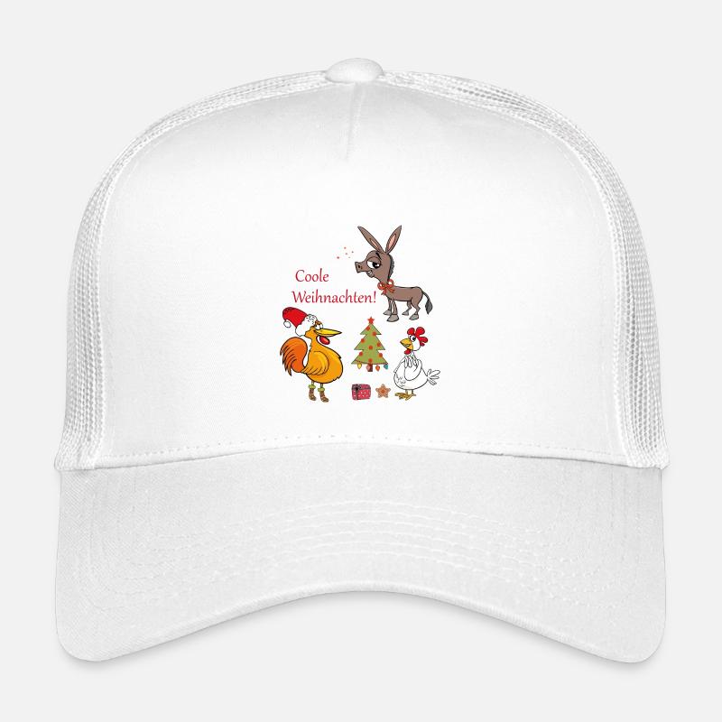 Coole Weihnachten  - Kinder Trucker-Cap - Weiß