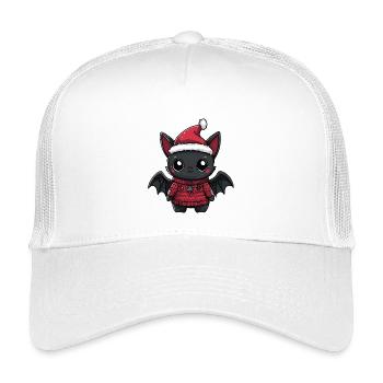 Bat Christmas - Kids’ Trucker Cap - white - Front