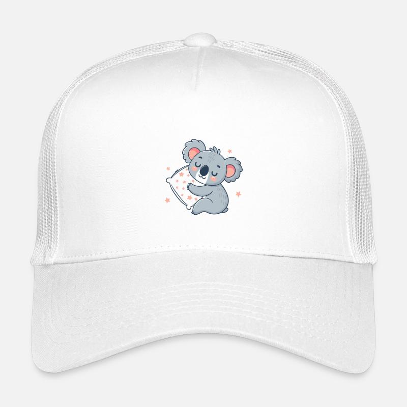 Koala câlin Oreiller à étoiles pastel Casquette trucker enfant