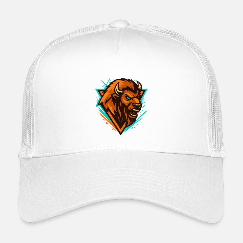 Bärensturm Logo Orange Turquoise Kinder Trucker-Cap