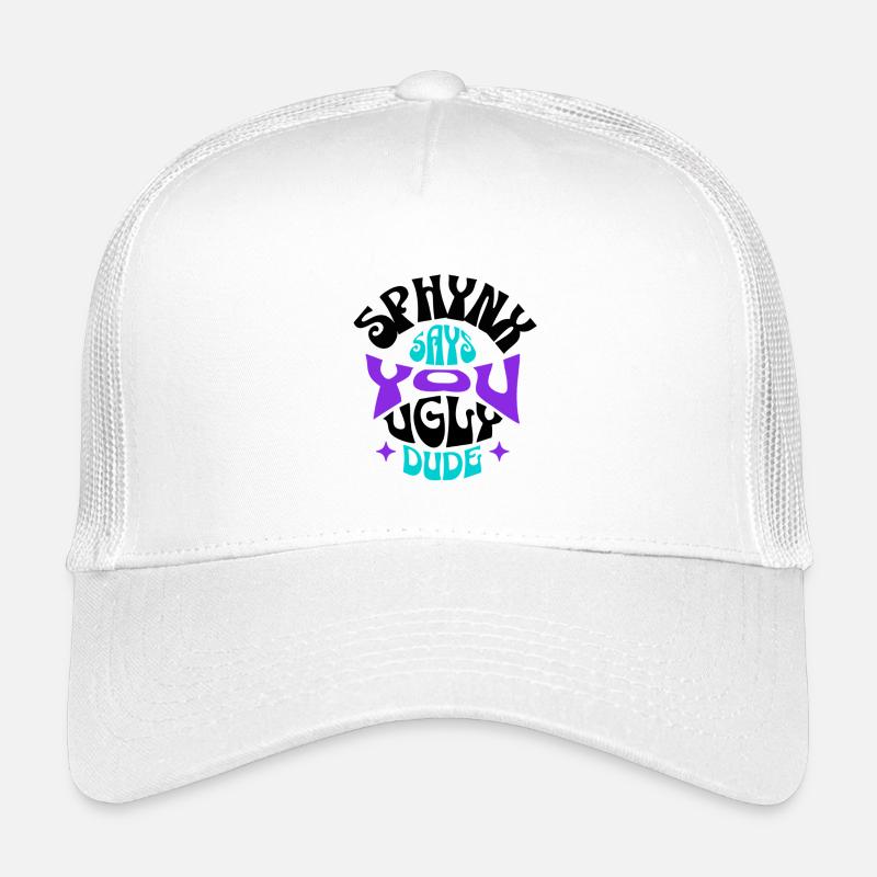 Sphynx Katze lustig Kinder Trucker-Cap