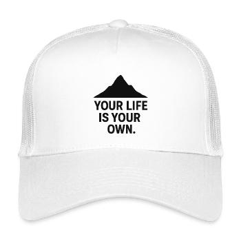 Your life - Kids’ Trucker Cap - white - Front