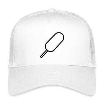 corn dog - Kids’ Trucker Cap - white - Front