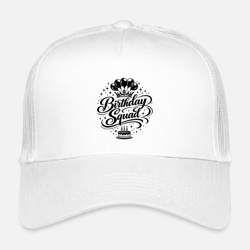 Effectif d’anniversaire Casquette trucker enfant