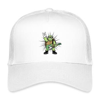 Drôle de musique Turtle Rock - Casquette trucker enfant - blanc - Devant