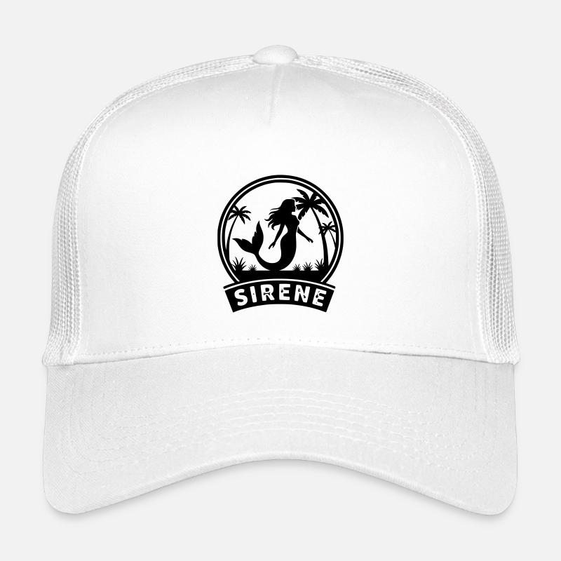 Meerjungfrau - Kinder Trucker-Cap - Weiß