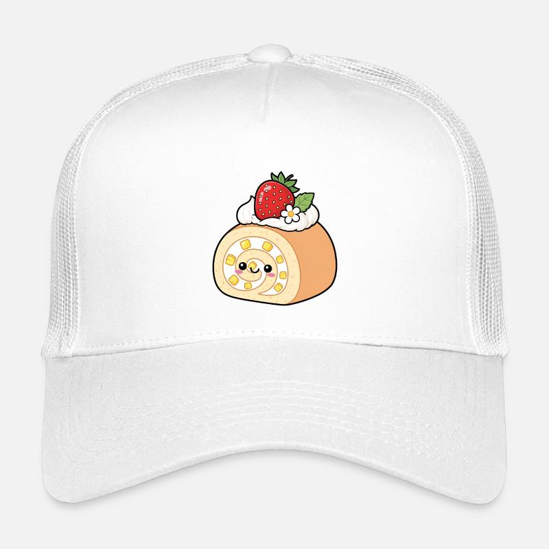 Sweet Strawberry Roll Kawaii Kids’ Trucker Cap