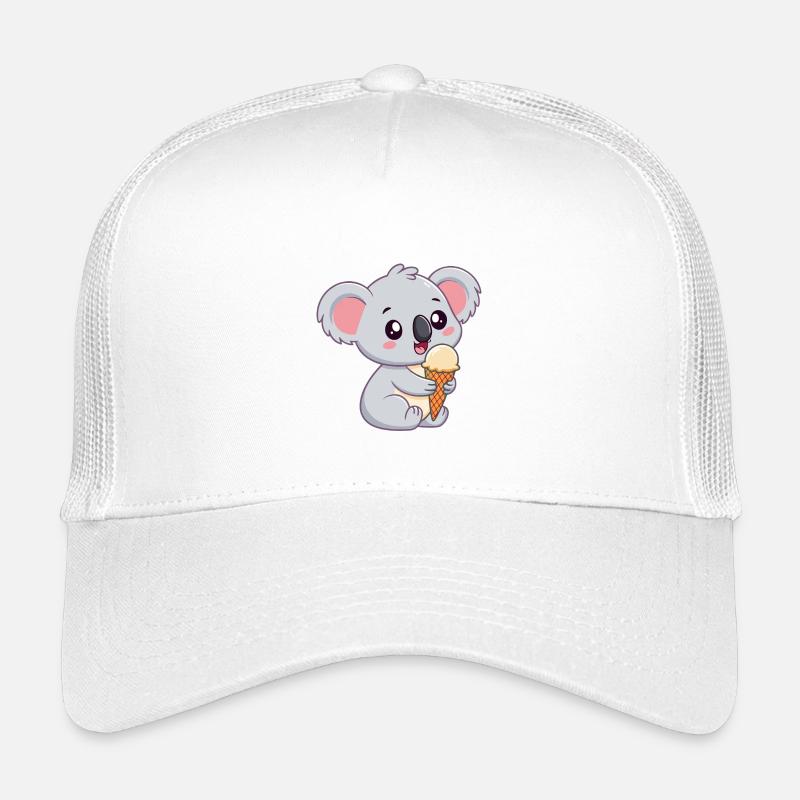 Gourmet-Koala mit Eis Kinder Trucker-Cap