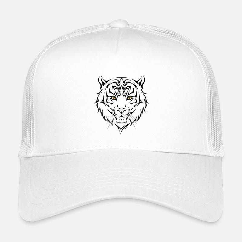 Tiger - Kinder Trucker-Cap - Weiß