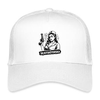 Infirmière de tir - Casquette trucker enfant - blanc - Devant