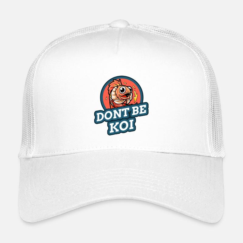 Sei kein Koi - Kinder Trucker-Cap - Weiß