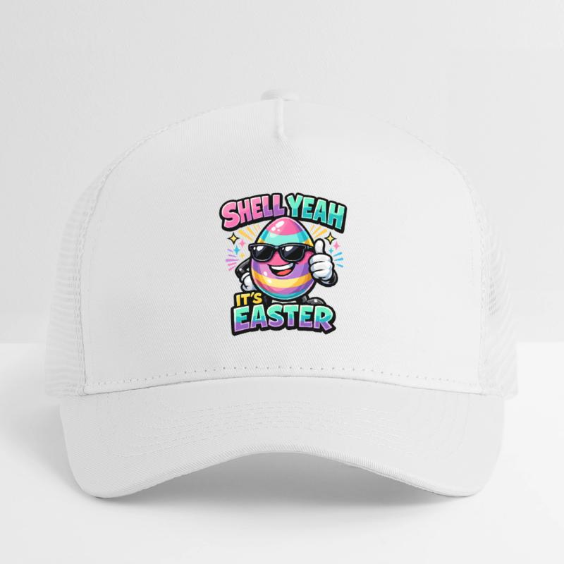 Shell Yeah It's Easter Ostern Spruch Hell yeah Casquette trucker enfant