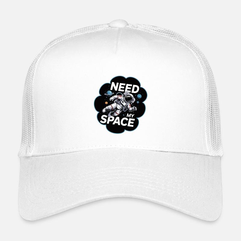 Need My Space Astronaut Kinder Trucker-Cap