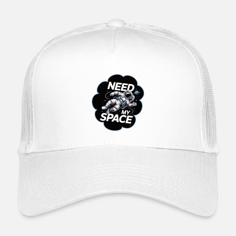 Raumfahrt Spruch Need My Space Kinder Trucker-Cap