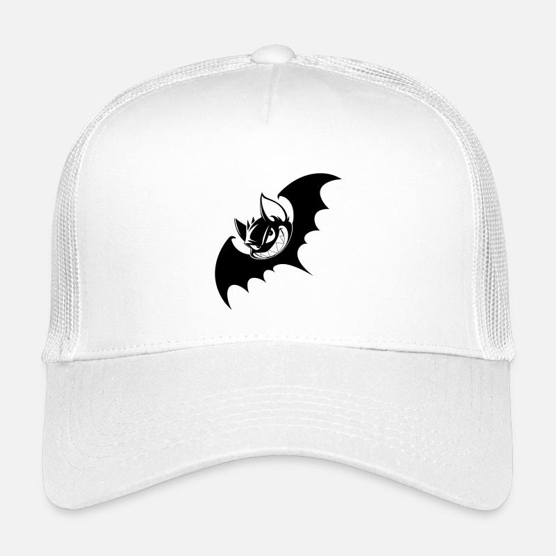 Grinning Bat – Evil Cartoon Bat Kids’ Trucker Cap