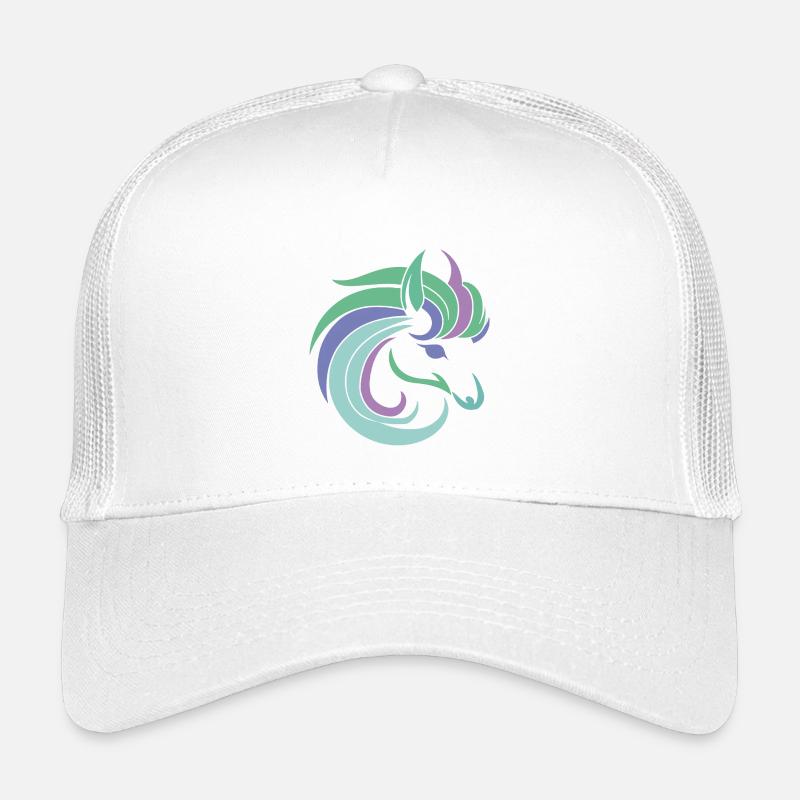 Pastel Dragon Silhouette Casquette trucker enfant