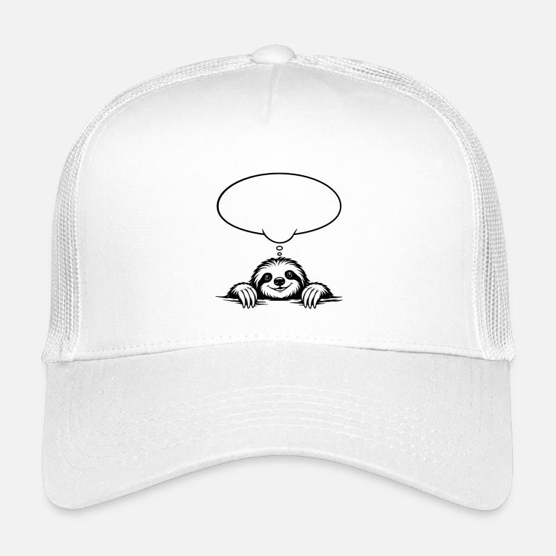 Faultier_mit_Denkblase Kinder Trucker-Cap