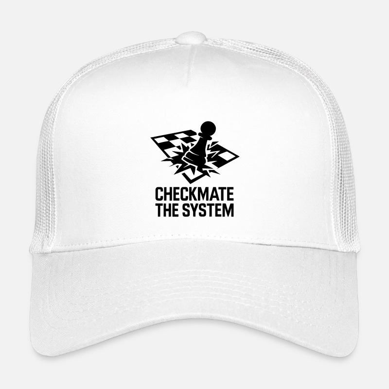 Echec et Mat au Système Design Stratège Rebelle Casquette trucker enfant