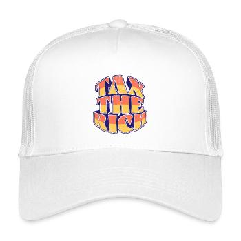 Taxer les riches - Casquette trucker enfant - blanc - Devant