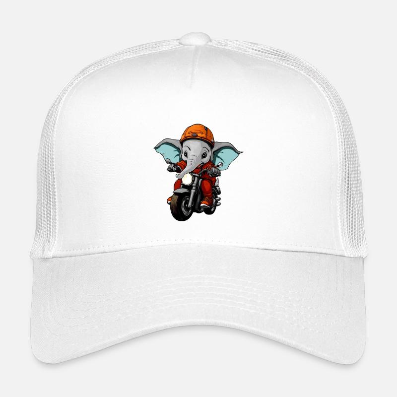 Éléphants motard Casquette trucker enfant