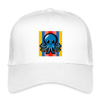 Octopus - Kids’ Trucker Cap - white - Front