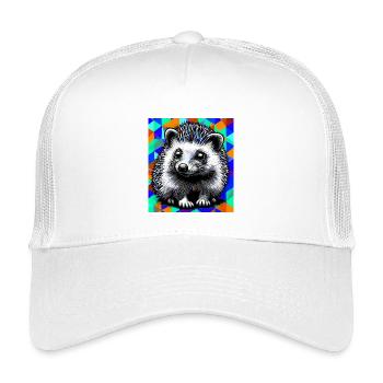 Igel - Kinder Trucker-Cap - Weiß - Vorne