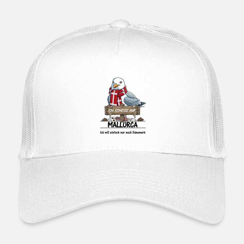Ich scheisse auf ... Mallorca - lieber Dänemark Kinder Trucker-Cap