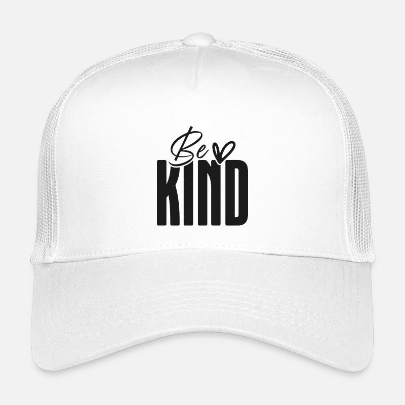 Superposition d’écriture audacieuse Be Kind Casquette trucker enfant
