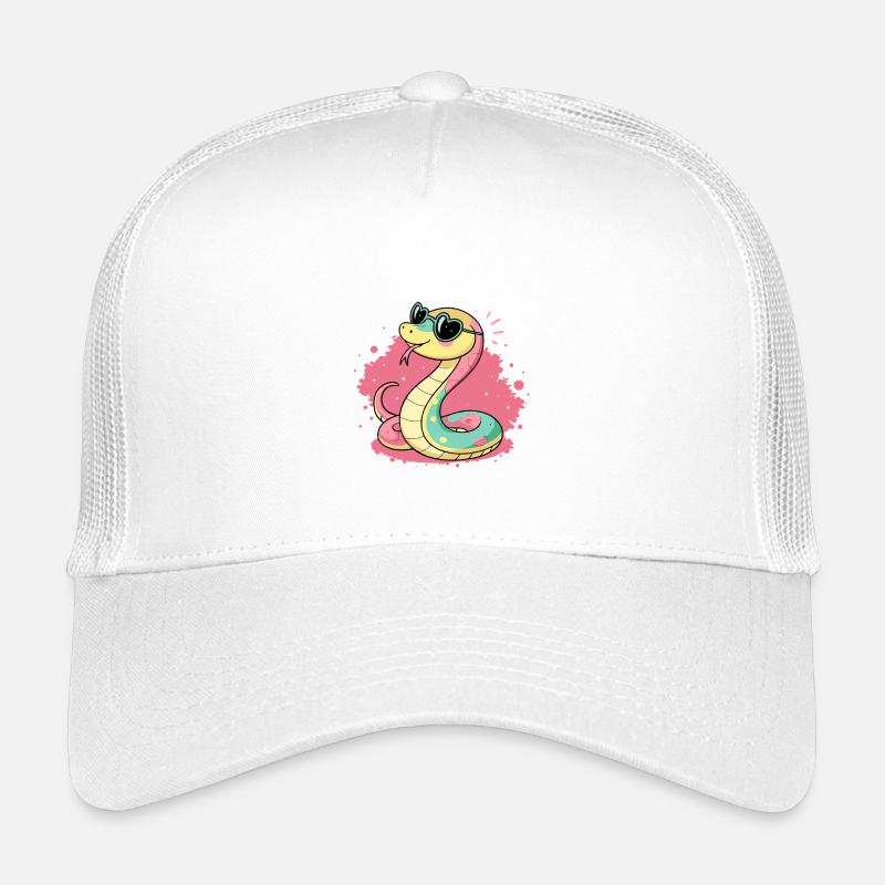 Pastel Cobra Rose Sonnenbrille Kinder Trucker-Cap