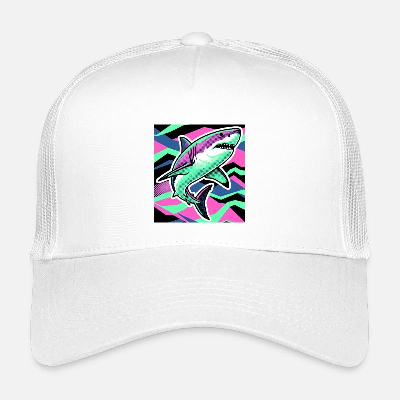 Hai - Kinder Trucker-Cap - Weiß