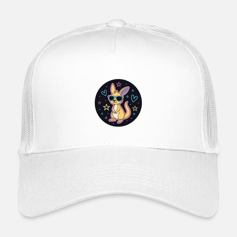 Kangourou néon lunettes Casquette trucker enfant