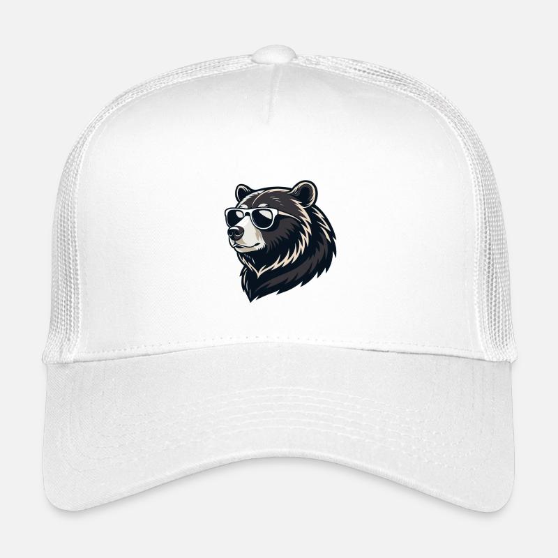Ours en lunettes de soleil graphique Casquette trucker enfant