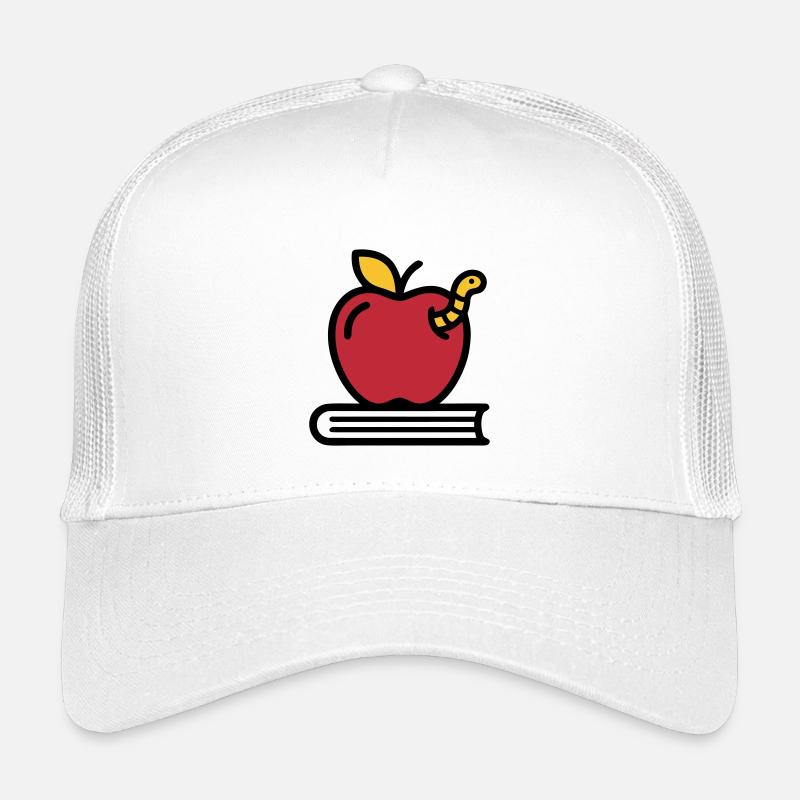 Apple Book Worm Elementary School Kids’ Trucker Cap