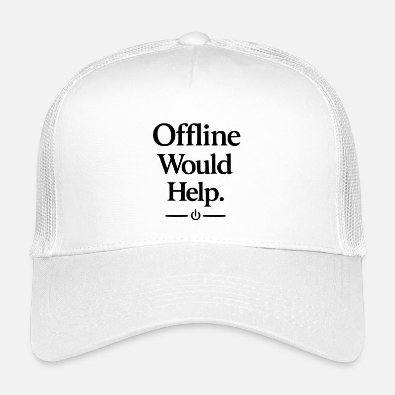 Hors ligne aiderait Casquette trucker enfant