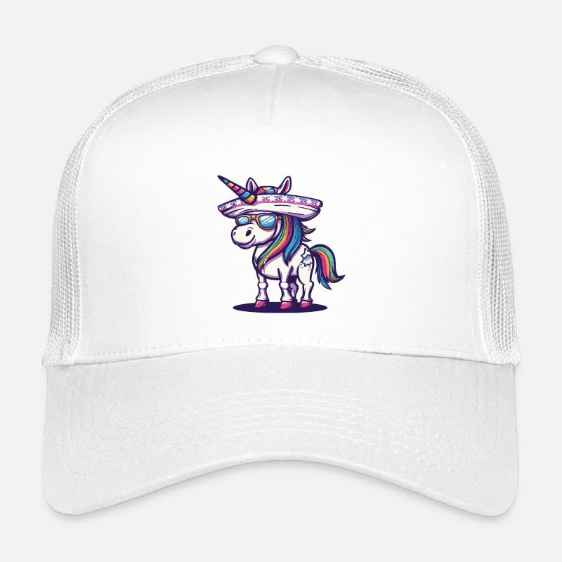 Sombrero drôle de licorne Casquette trucker enfant