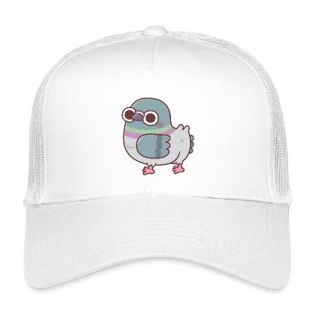 Cute Chonky Pigeon Butt - Kids’ Trucker Cap - white - Front