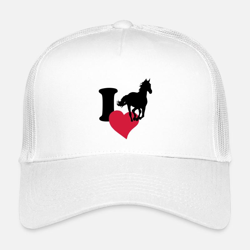 I love horses Kids’ Trucker Cap