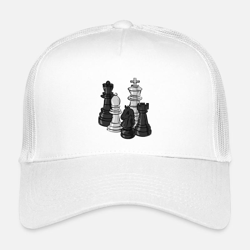 chess - Kids’ Trucker Cap - white