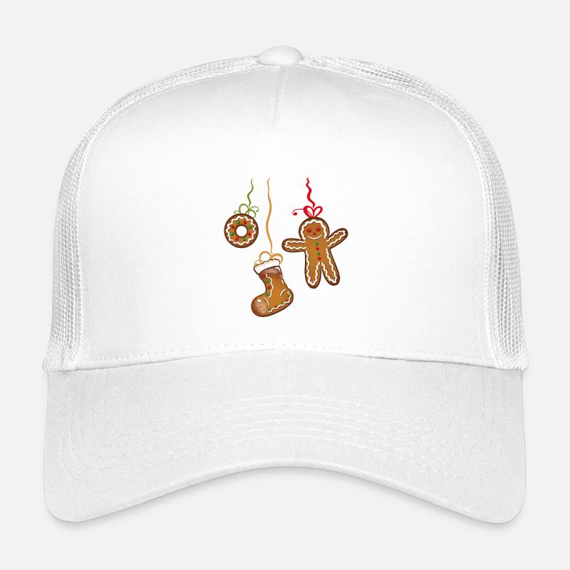 Weihnachtsplätzchen, Weihnachten, Lebkuchenmann. Kinder Trucker-Cap